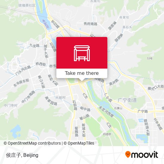 侯庄子 map