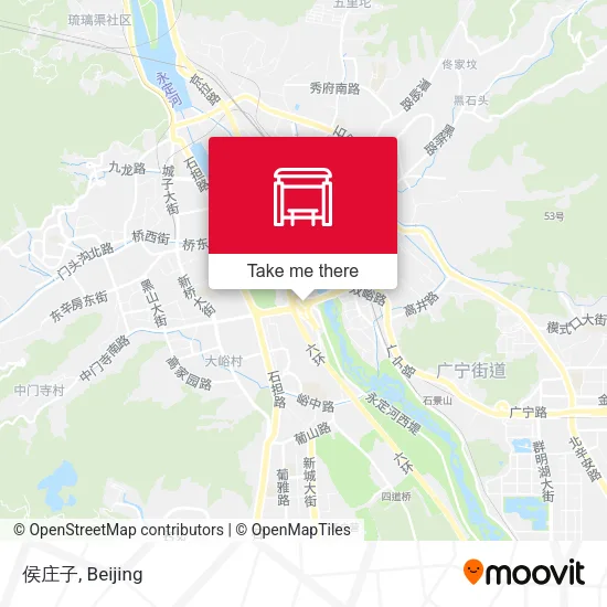 侯庄子 map