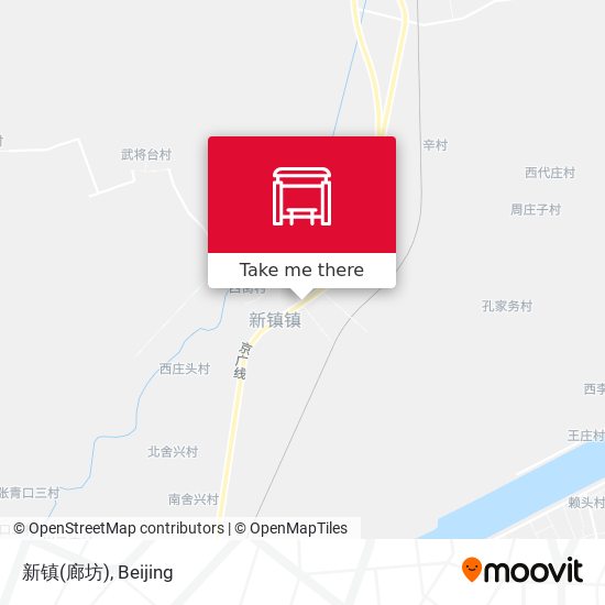 新镇(廊坊) map