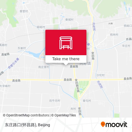 东庄路口(怀昌路) map
