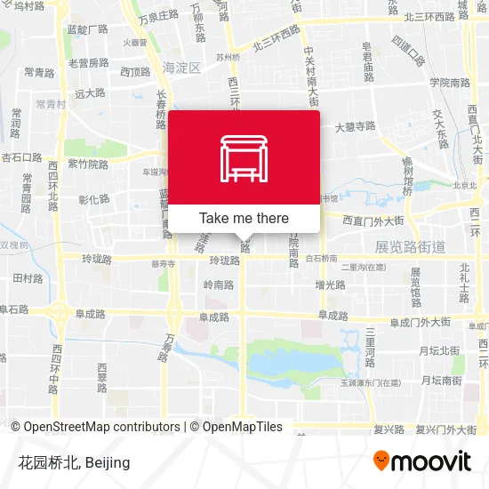 花园桥北 map