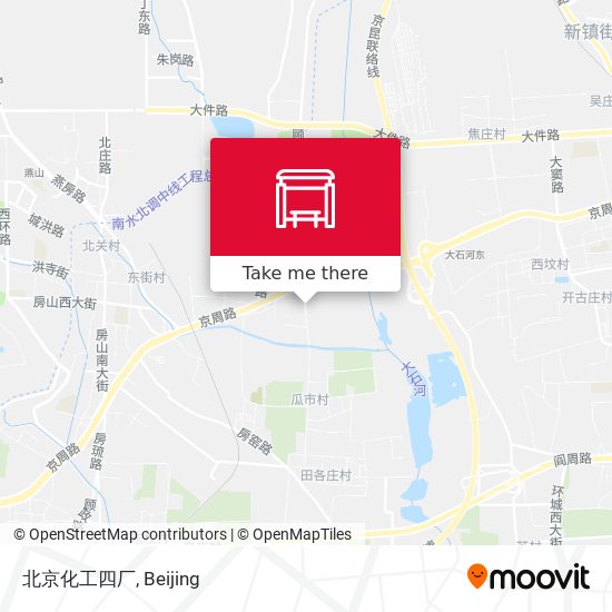 北京化工四厂 map