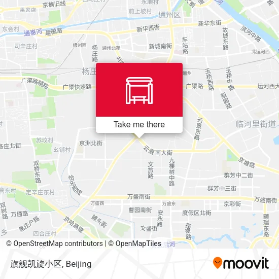 旗舰凯旋小区 map