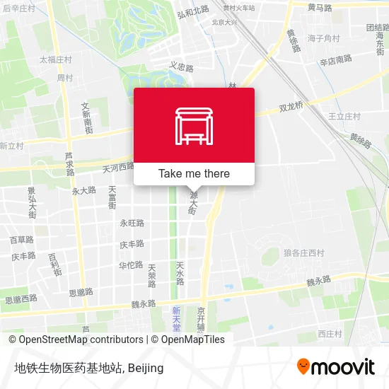 地铁生物医药基地站 map