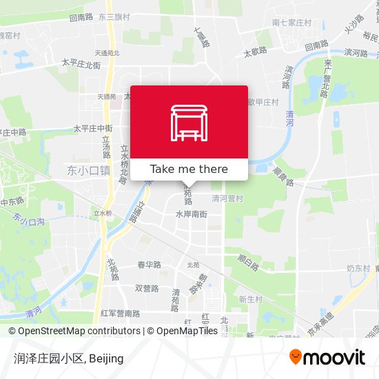 润泽庄园小区 map
