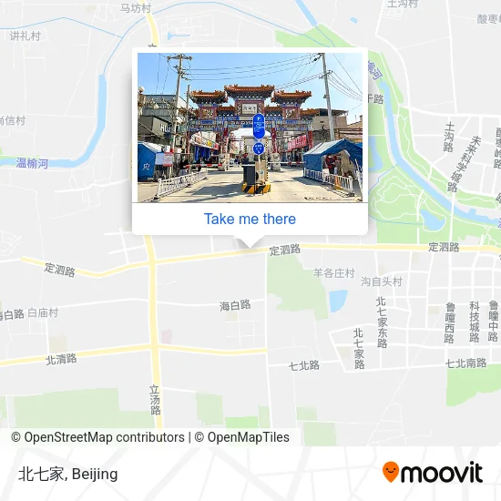 北七家 map