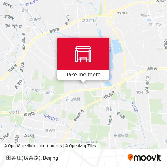 田各庄(房窑路) map