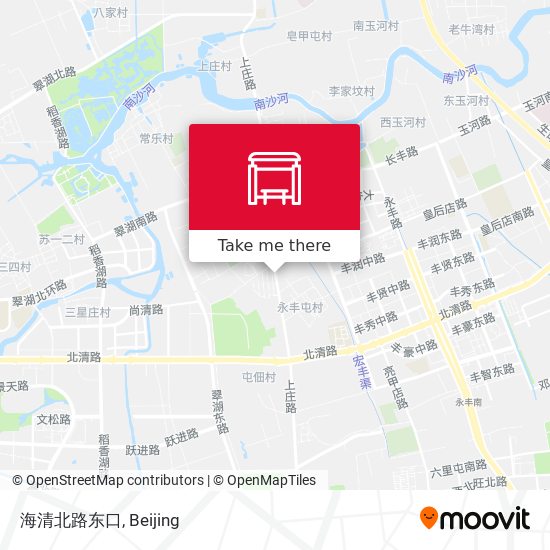 海清北路东口 map