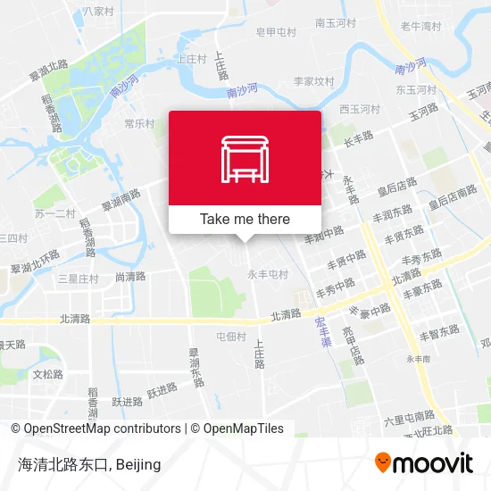 海清北路东口 map