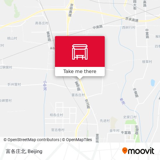 富各庄北 map