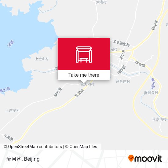 流河沟 map