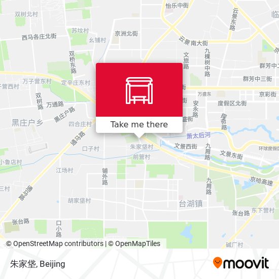 朱家垡 map