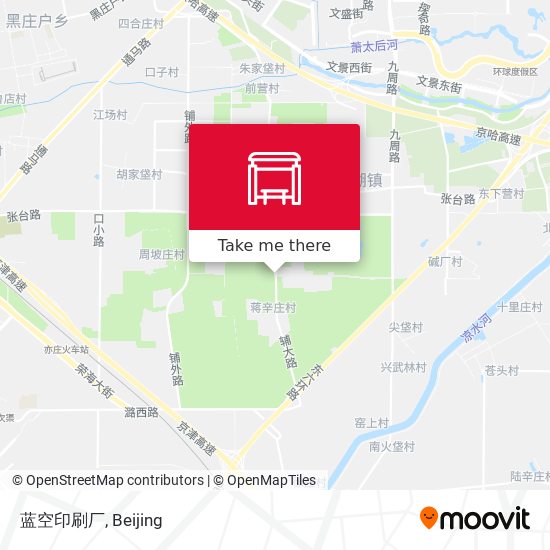 蓝空印刷厂 map