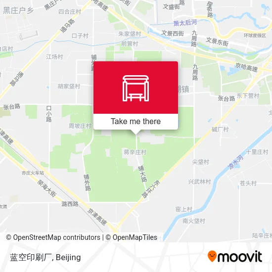 蓝空印刷厂 map