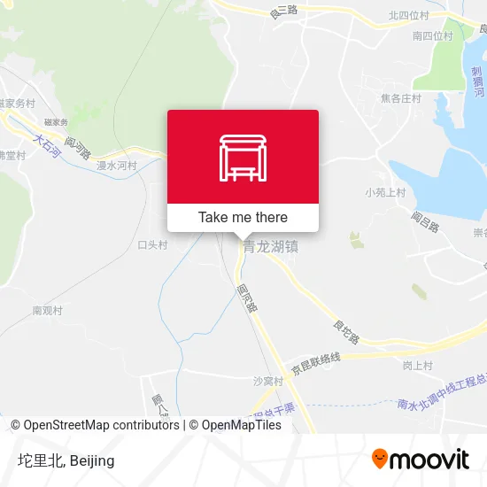 坨里北 map