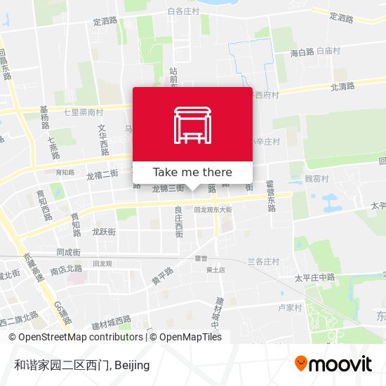 和谐家园二区西门 map