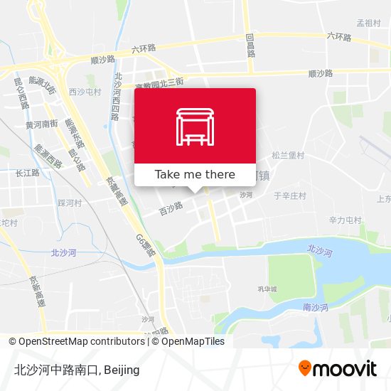 北沙河中路南口 map