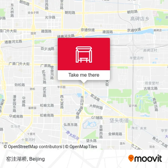 窑洼湖桥 map