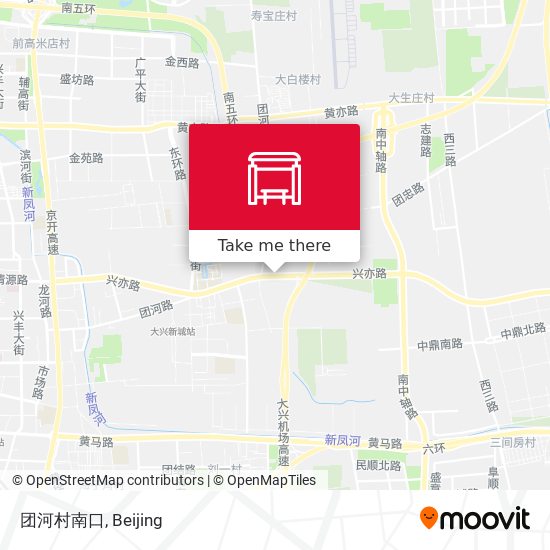 团河村南口 map