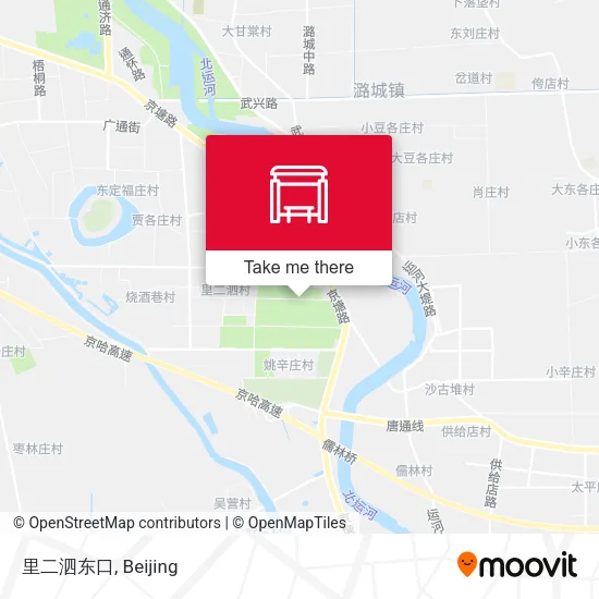 里二泗东口 map