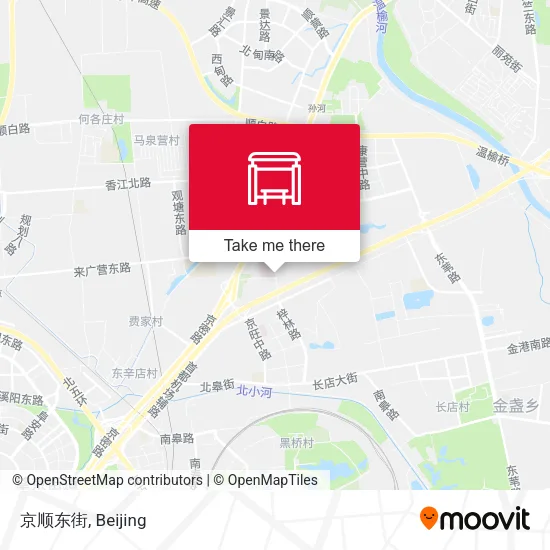 京顺东街 map