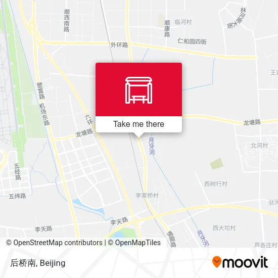 后桥南 map
