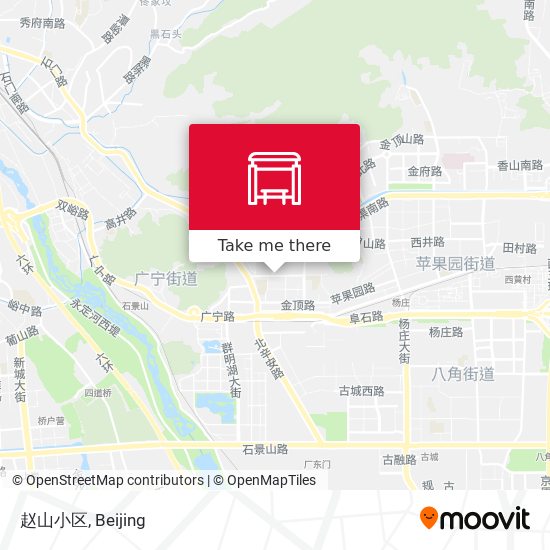 赵山小区 map