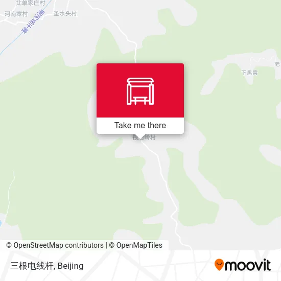 三根电线杆 map