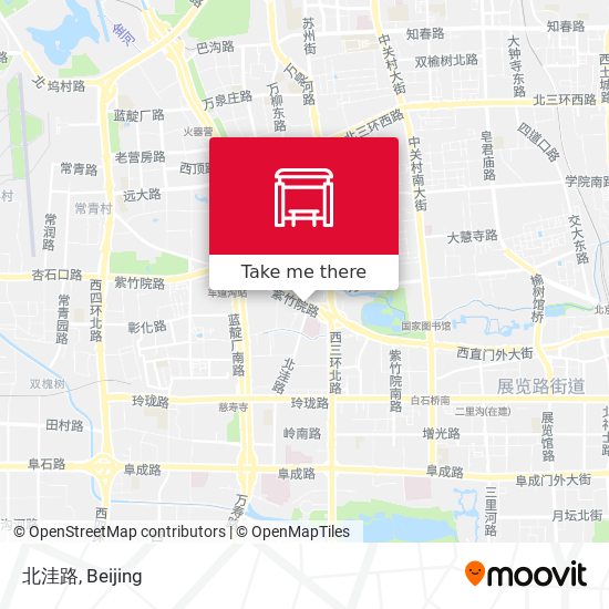 北洼路 map