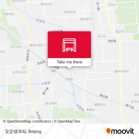安定镇东站 map