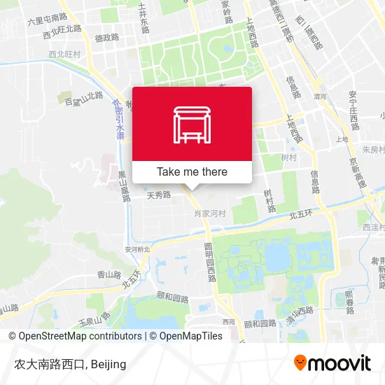 农大南路西口 map