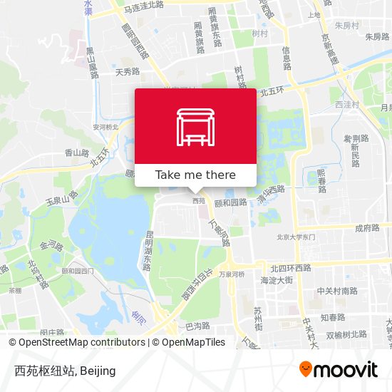 西苑枢纽站 map