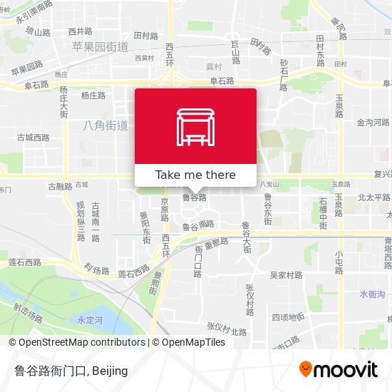 鲁谷路衙门口 map