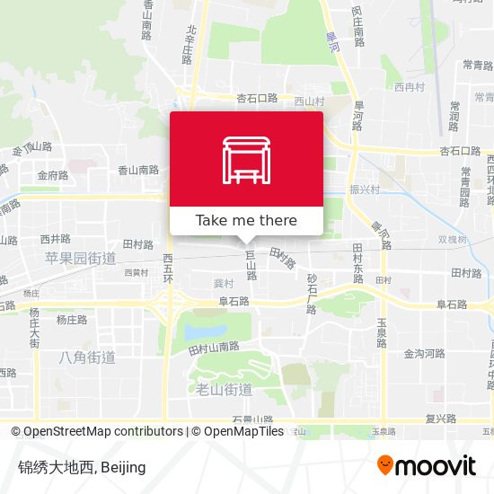 锦绣大地西 map