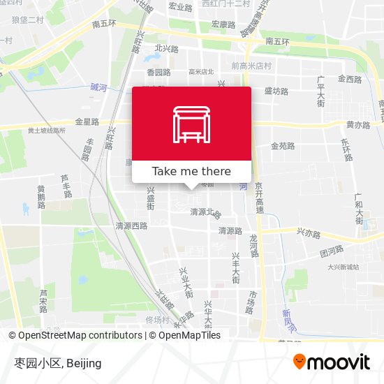 枣园小区 map