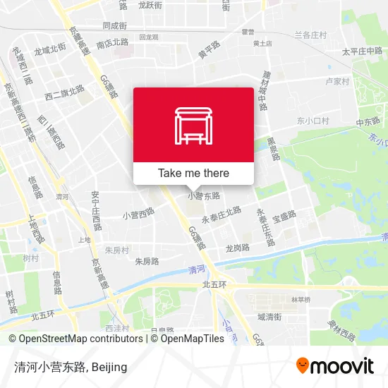 清河小营东路 map