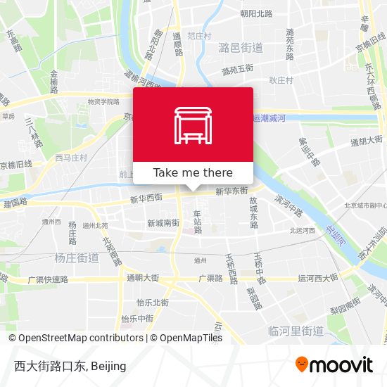 西大街路口东 map