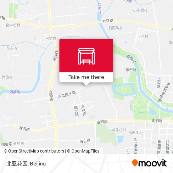 北亚花园 map