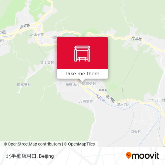 北半壁店村口 map