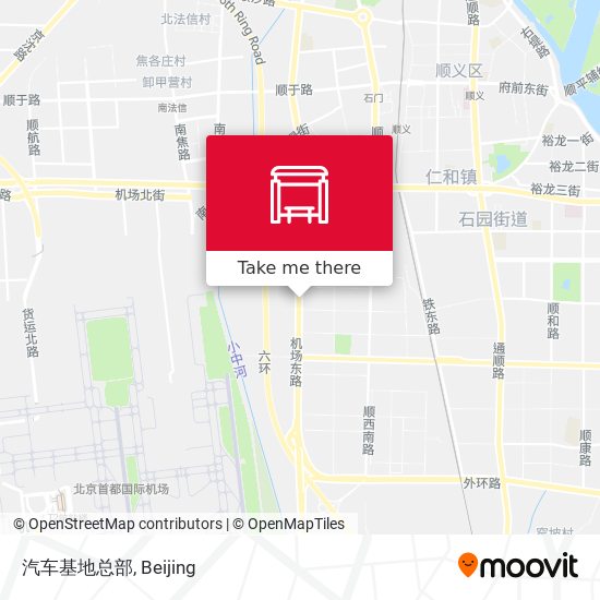 汽车基地总部 map