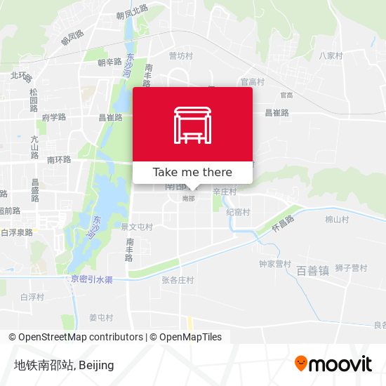 地铁南邵站 map