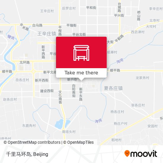 千里马环岛 map