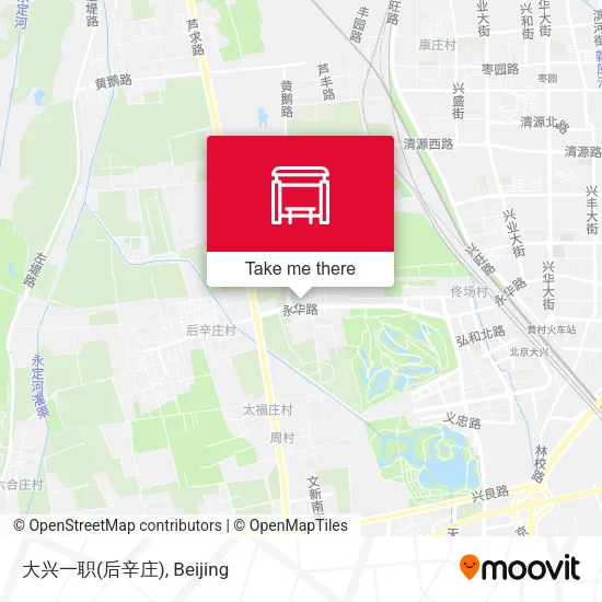 大兴一职(后辛庄) map