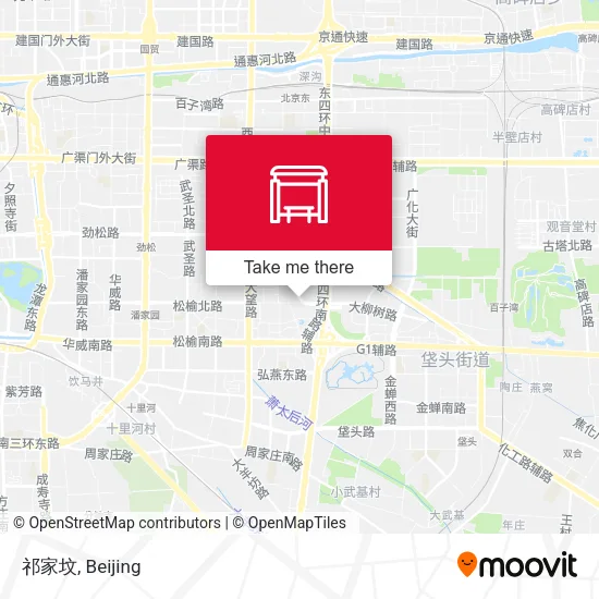 祁家坟 map
