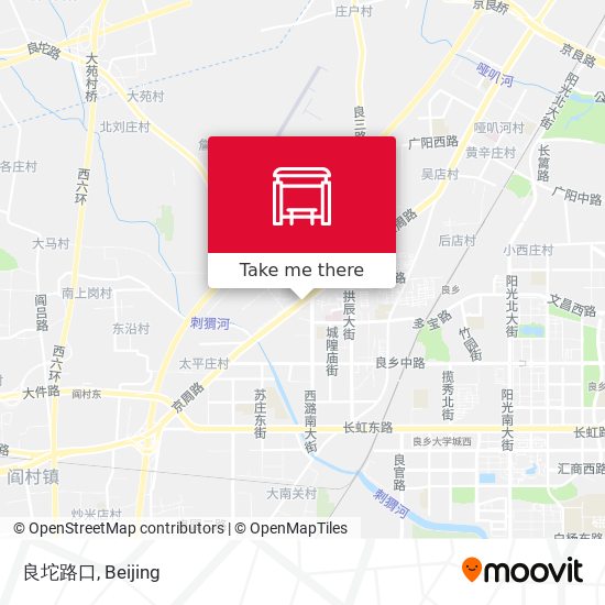 良坨路口 map