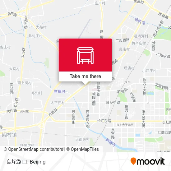 良坨路口 map
