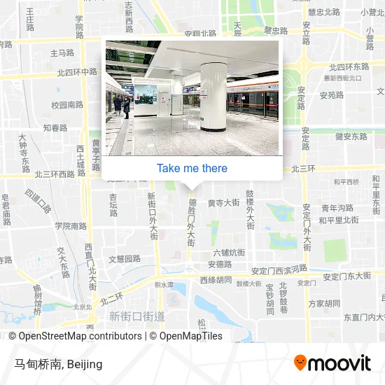 马甸桥南 map