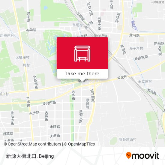 新源大街北口 map