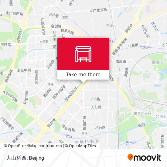 大山桥西 map
