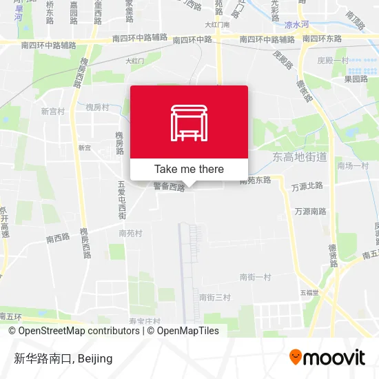 新华路南口 map